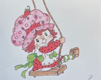 Strawberry Shortcake Drawing