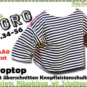 Sewing instructions Droptop "DORO" , Gr.34 - 56