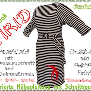 Nähanleitung Damen-Dolmanjerseykleid TIRID Bild 1