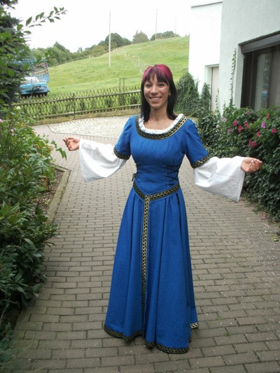 Medieval Robe With Y-belt, Custom-made - Etsy