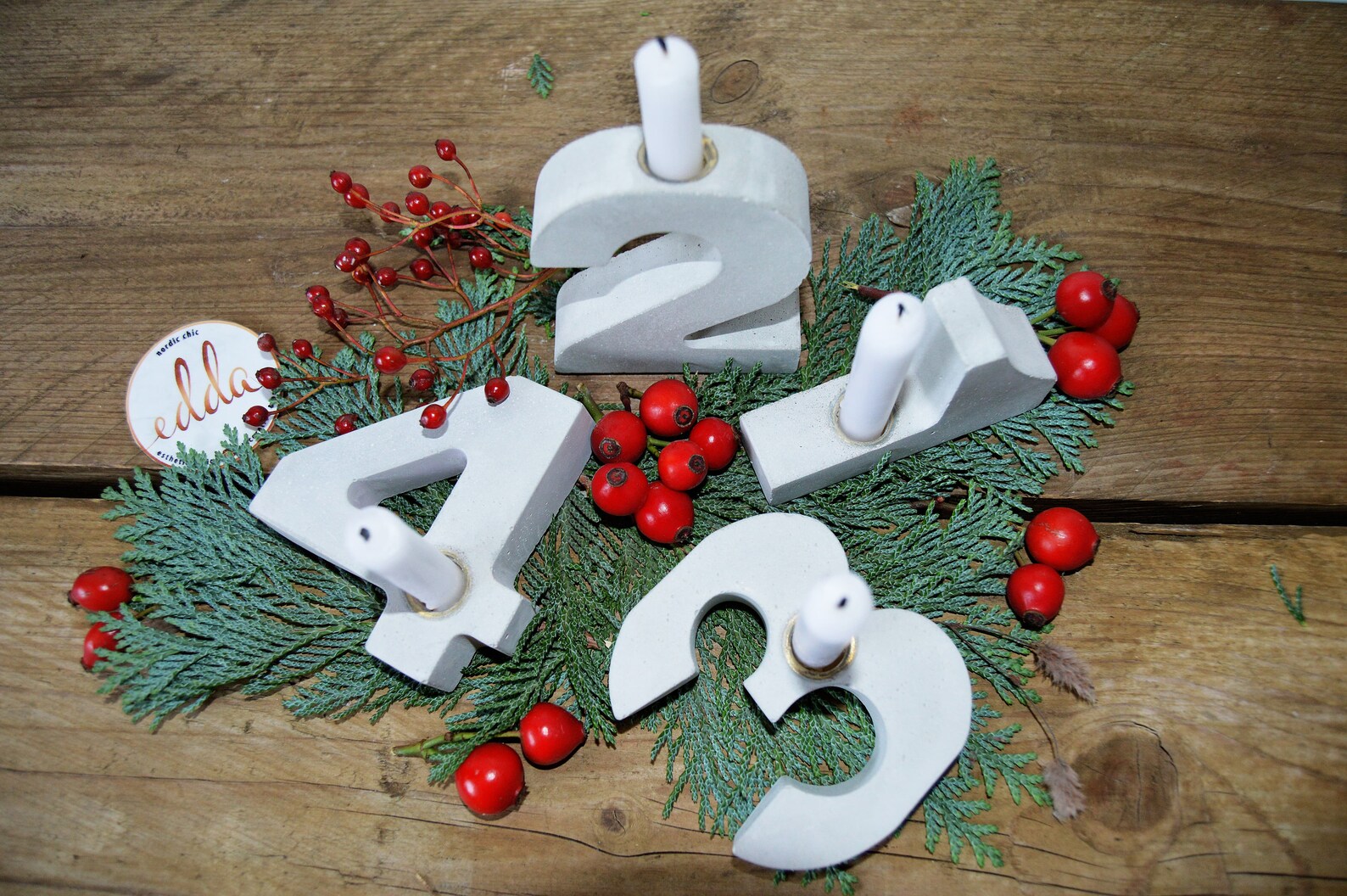 Small Advent Wreath Etsy