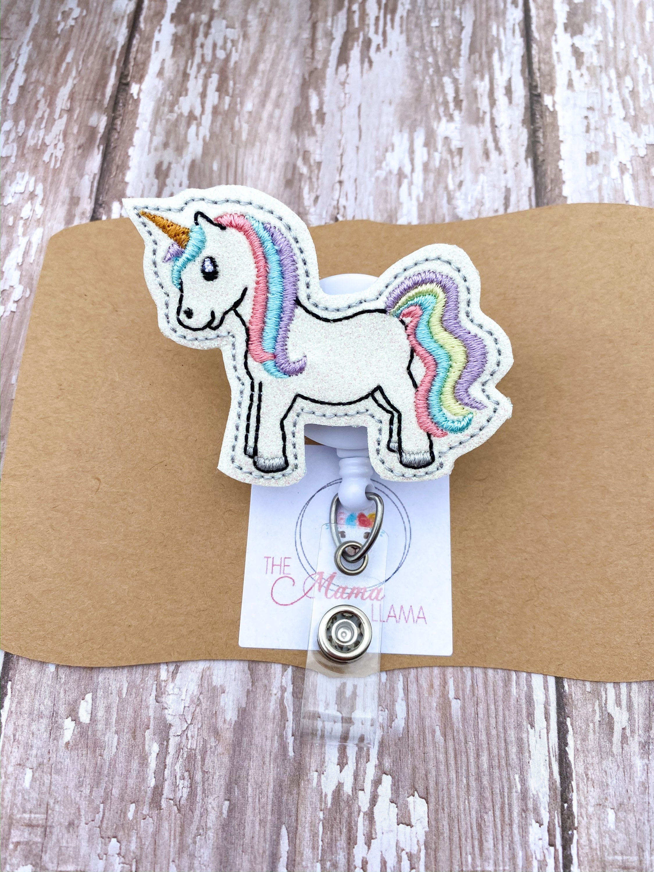 Unicorn Badge Topper Unicorn Badge Reel Nurse Badge Buddy Etsy