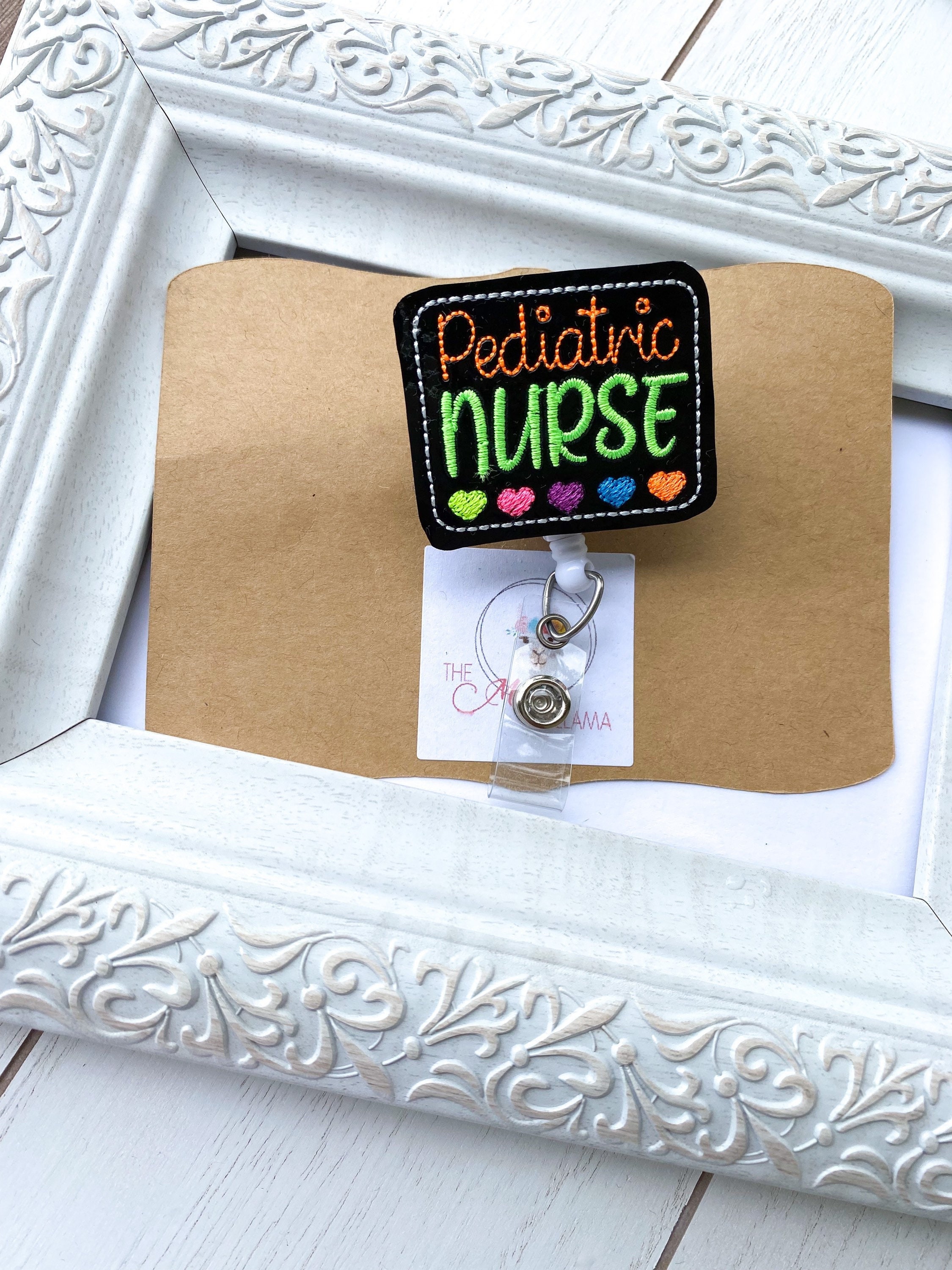 6pcs Funny Pediatric Nurse Badge Reel Cute Animal Patterns Retractable Badge Holders Fit Nurses,Doctors,Teachers,ID Card Holders and Student