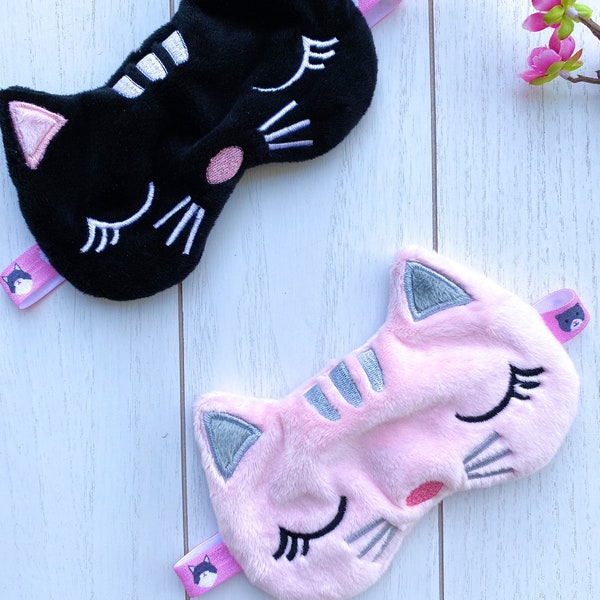 Childrens Sleep Mask, Children’s Gift, Cat Sleep Mask, Cat Accessory