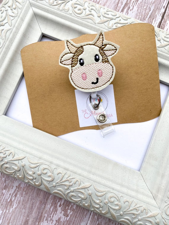 Cute Cow Badge Topper, Interchangeable Badge Reel, Nurse Badge Buddy -   Ireland