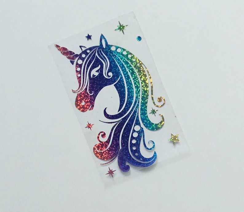 Rainbow Unicorn Iron on Transfer , Birthday Iron on Transfers , Iron on