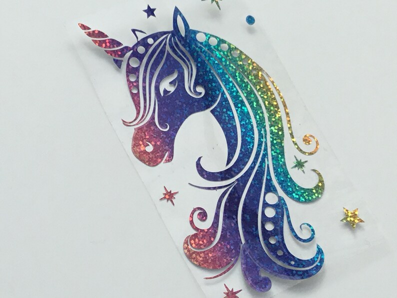 Rainbow Unicorn Iron on Transfer Birthday Iron on Transfers Etsy