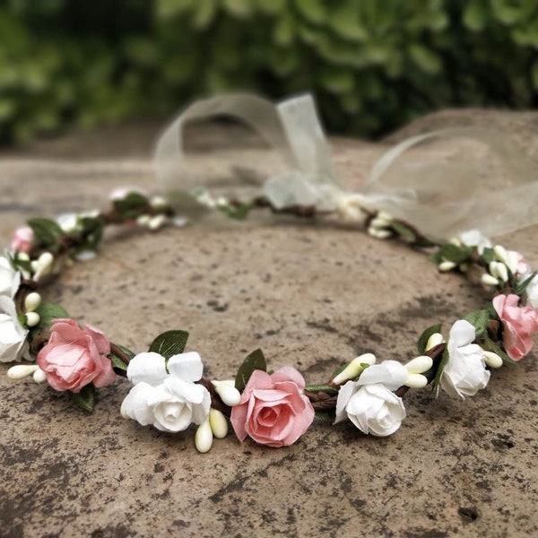 bridesmaid flower headpieces
