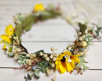 ❤️ Mealeaf ❤️ Fashion Girl Head Accessories Hairband Baby Elastic Flower Crown Lace Headwear ( White,) ❤️ Mealeaf ❤️ Fashion Girl Head Accessories Hairband Baby Elastic Flower Crown Lace Headwear ( White,)