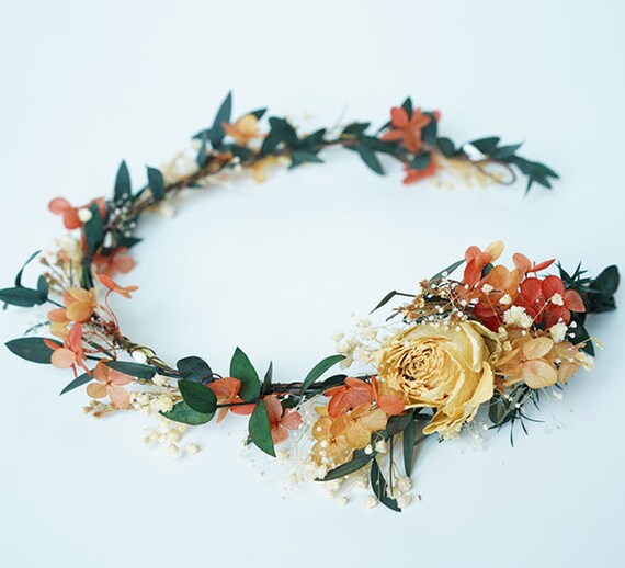 Dried Flower Crown Bridal Flower Crown for Women Baby's Etsy
