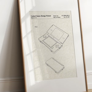 May include: A black and white line drawing of a Nintendo DS handheld gaming console. The patent number US D584,194 S and date Oct. 30, 2007 are visible in the top right corner.