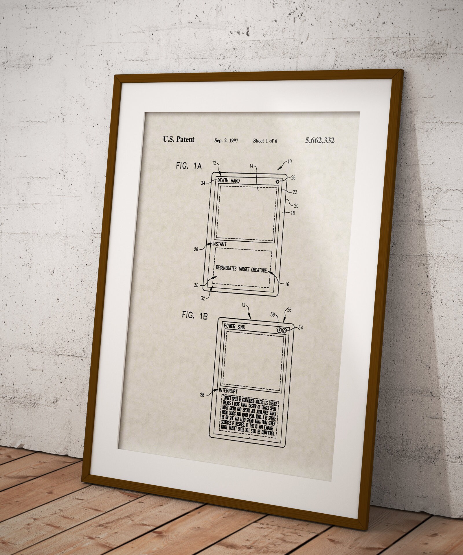 Magic the Gathering Card Template - 22 (Free Shipping Canada) Patent Print With Regard To Mtg Card Printing Template Magic the Gathering Card Template - 22 (Free Shipping Canada) Patent Print With Regard To Mtg Card Printing Template