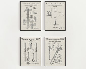 Handyman Bundle (Free Shipping) Large Unframed 8.5x11 Patent Prints