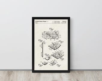 Pharmacy Blister Pack - 1991 Vintage Patent Print (Free Shipping) Multiple Sizes + Framed | Pharmacist Gift, Pharmacy Wall Decor