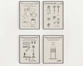 Pharmacist Bundle (Free Shipping) Large Unframed 8.5x11 Patent Prints