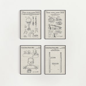 Police Bundle (Free Shipping) Large Unframed 8.5x11 Patent Prints