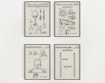 Police Bundle (Free Shipping) Large Unframed 8.5x11 Patent Prints