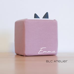 JERSEY Bezug Uni altrosa, einfarbig, schlicht, rosa, Boho, passend für Toniebox 1