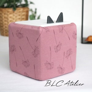 Cover, altosa, dandelion, simple, little flowers, pink, cover suitable for Toniebox