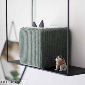 Housse en velours côtelé de différentes couleurs, style bohème simple et élégant, compatible avec la Toniebox 1.