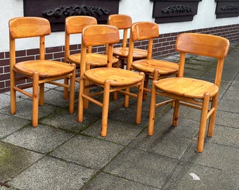 Set of six dining chairs Rainer Daumiller.  Denmark 1970s.