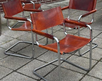 Set of 4 Cetro Studi for Matteo Grassi MG5 Bauhaus cantilever.
