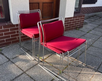 Kazuhide Takahama per Simon, set di sedie impilabili Anni