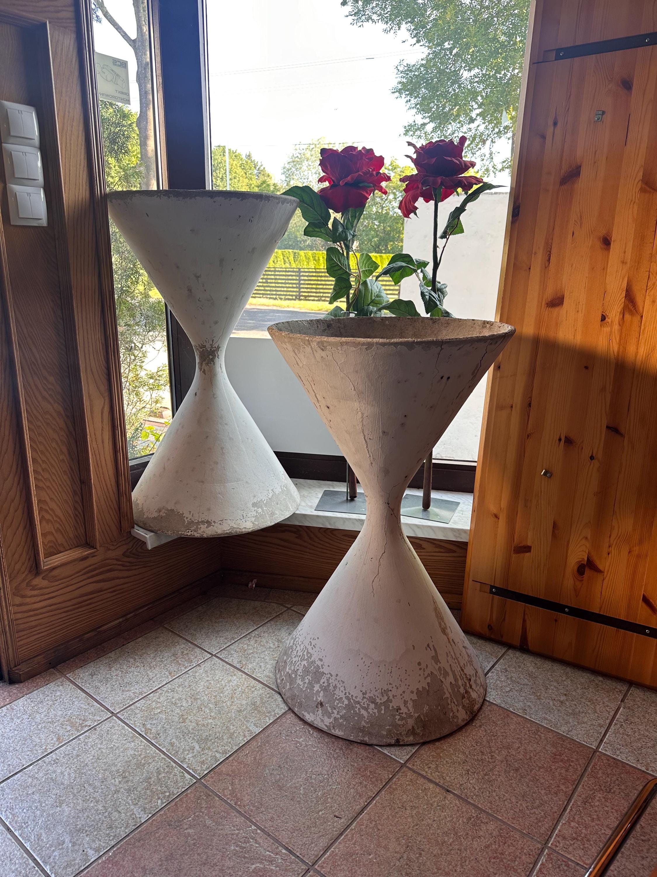 Willy Guhl for Eternit. Diabolo Planter. 90cm. 60's - Etsy