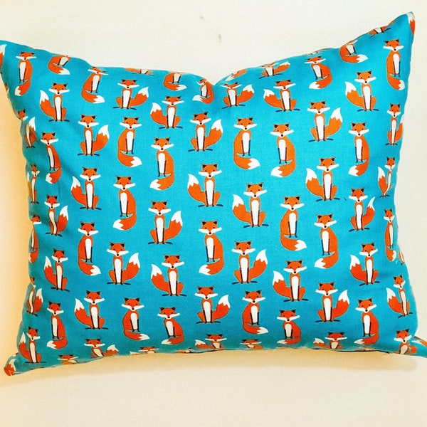 Fox Gift Napping Pillow | All Age Fox Gift | Unisex Fox Bedding | Cooling Gel Memory Foam | Fox Gift