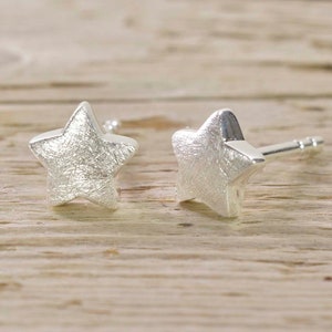 Star !Earrings Sterling Silver