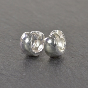 3 Paires De Boucles D'oreilles En Acier Inoxydable - Créoles Classiques Argent Mat - Unisexe Homme/femme