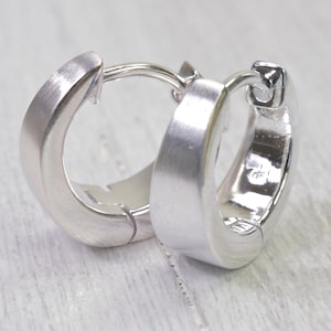 edle und schlichte Creolen 925 Silber