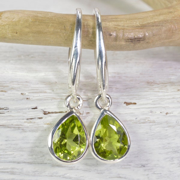 Peridot Ohrhänger, 925 Silber