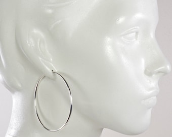 Boucles d’oreilles XXL 925 Argent