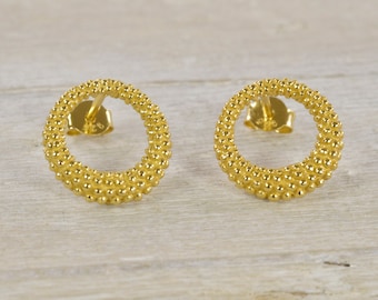 earrings sterling silver gold plated
