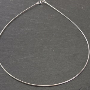 choker sterling silver