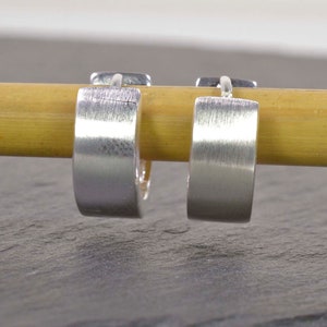 small hoop earrings sterling silver image 3