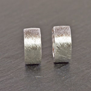 small hoop earrings sterling silver image 6