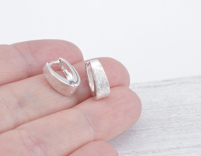 small hoop earrings sterling silver imagem 9