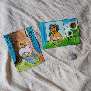 Set di cartoline estive