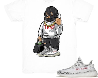 yeezy zebra matching shirts