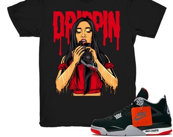 bred 4s shirt