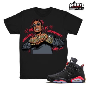 Infrared 6 Shirt Huncho Retro 6 Infrared 2019 Black Tee Shirts Etsy UK