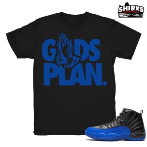 Deep royal blue 12s shirt shop