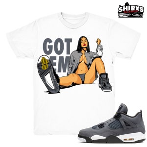 Air jordan 4 cool grey shirt clearance