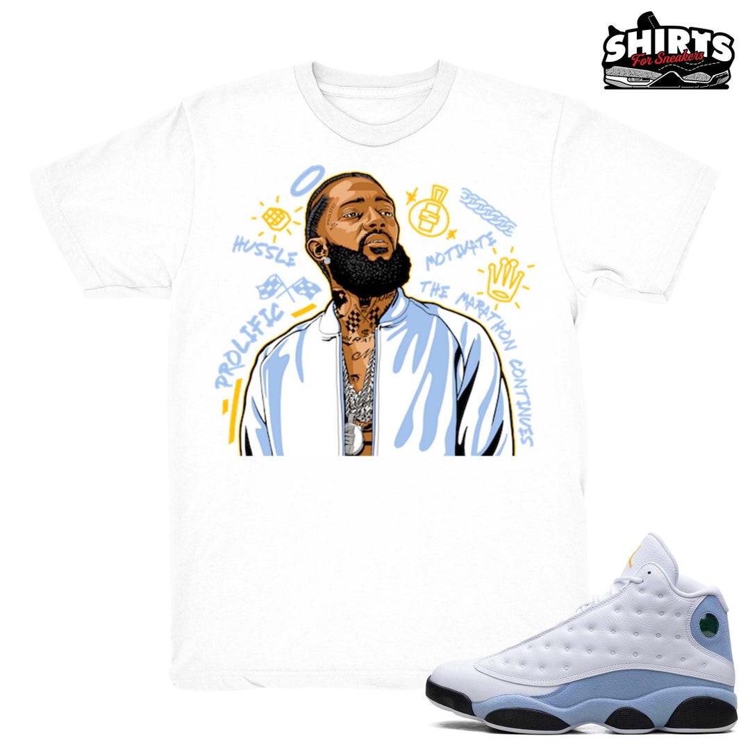 nipsey blue jordans