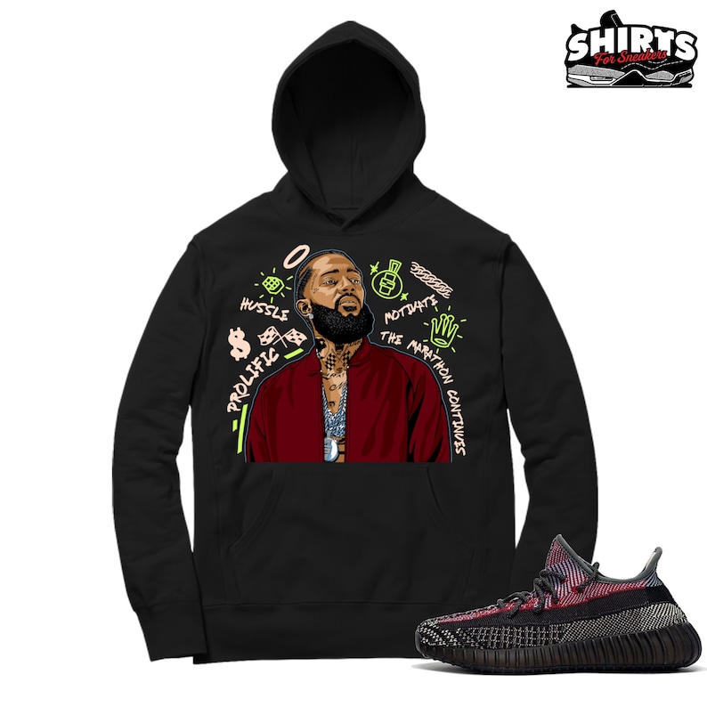 Yeezy Boost Yecheil 350 Hoodie shirt Yecheil 350 V2 Nipsey | Etsy