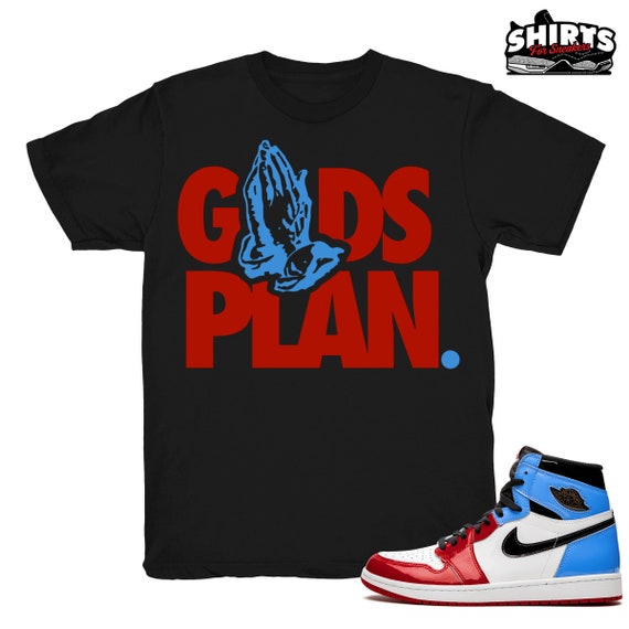 Fearless shirt Drake Gods Plan Match Retro OG High Fearless 2019  Black tee shirts