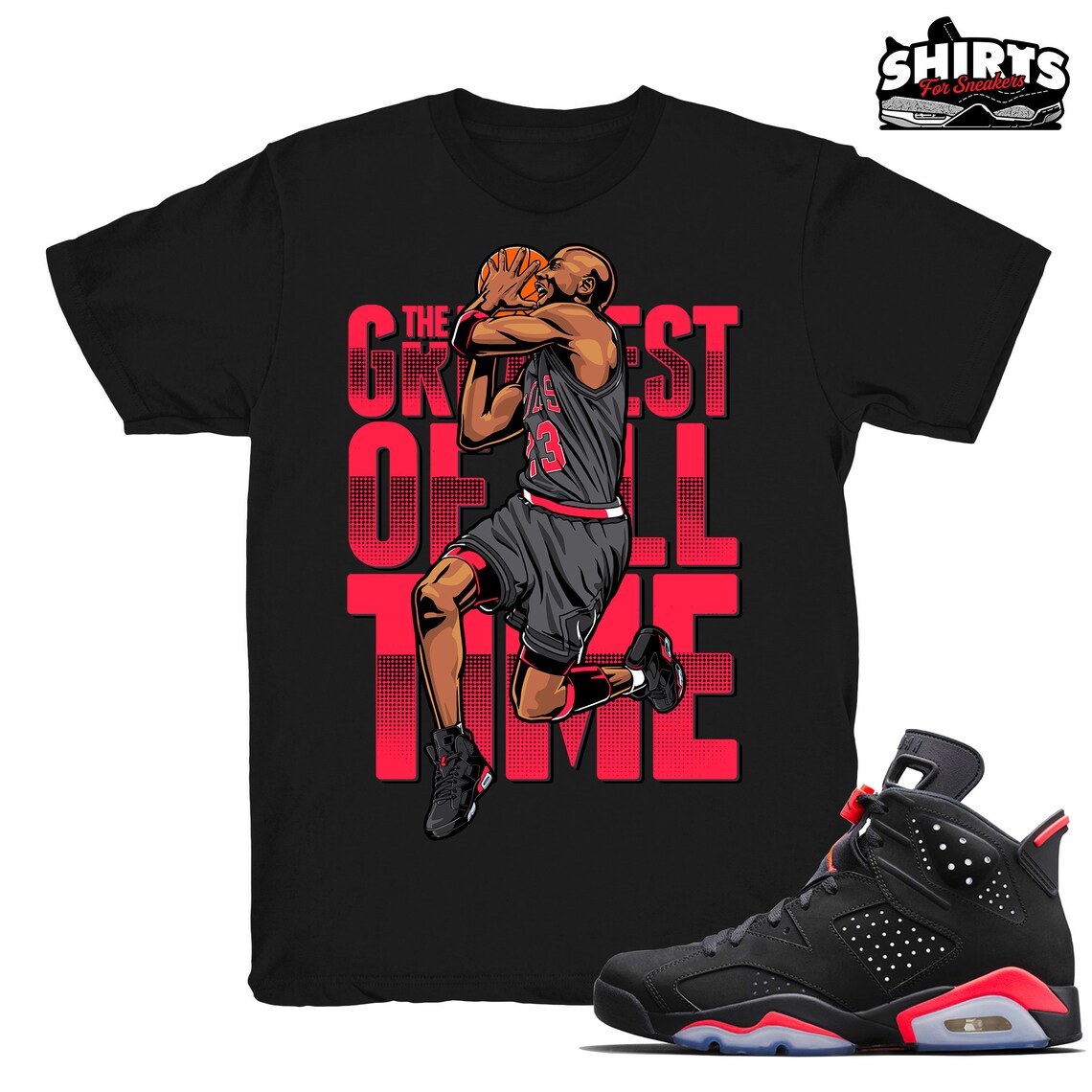 retro 6 infrared shirts