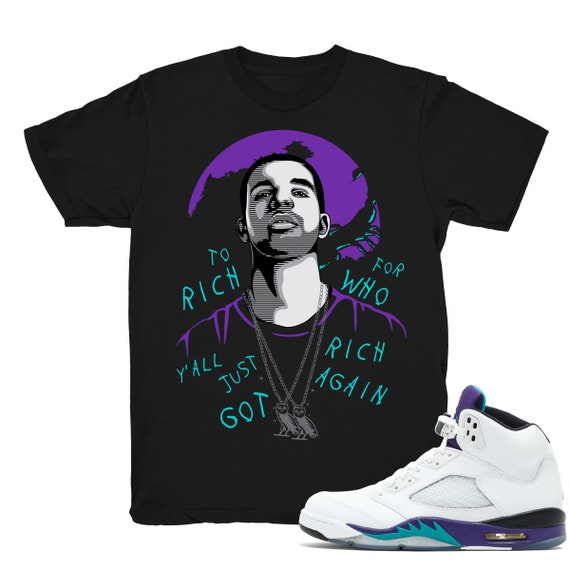 jordan 5 grape shirt